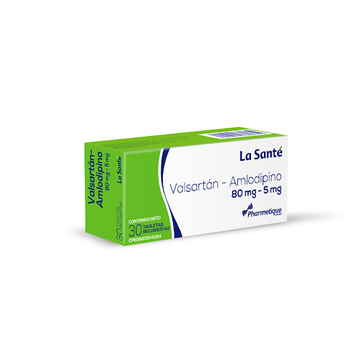 VALSARTAN AMLO 80MG 5MG X 30TABL LA SANTE