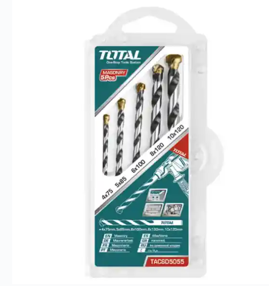 SET DE BROCAS TOTAL 5PZAS P/CONCRETO