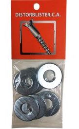 ARANDELA DISTORBLISTER 3/8 PLANA ZINC