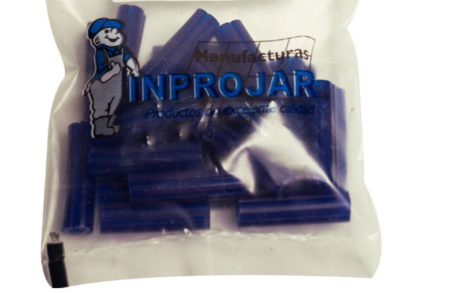 RAMPLUG INPROJAR 25UND PLAST AZUL