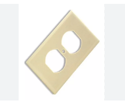 TAPA TOMA CORRIENTE SENCILLO C/TORNILLO