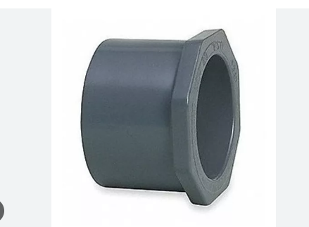 REDUCCION PVC BUSHING LISO DE 3/4X1/2 AGUA FRIA