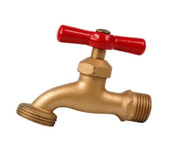 LLAVE PASO 1/2 DE MANGUERA COLOR BRONCE