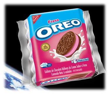 GALLETA OREO 192GR FRESA 6UND