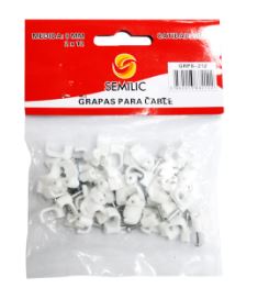 GRAPA DE CABLE PLANA 2X10 50PZAS