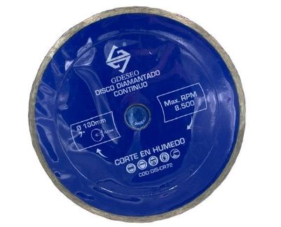 DISCO DIAMANTADO CONTINUO 7&quot;