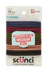 COLAS SCUNCI 18UND ELASTICAS COLORES SURT