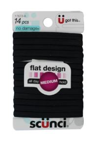 COLAS SCUNCI 14UND ELASTICAS NEGRAS