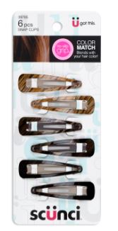 GANCHOS SCUNCI 6UND TONOS OSCUROS