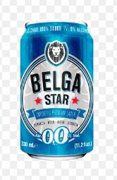 CERVEZA BELGA STAR 330ML 0 ALCOHOL