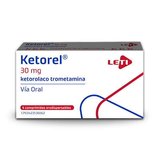 KETOREL 30MG X 4COMP KETOROLACO LETI