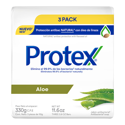 JABON PROTEX 110GRX3UND ALOE