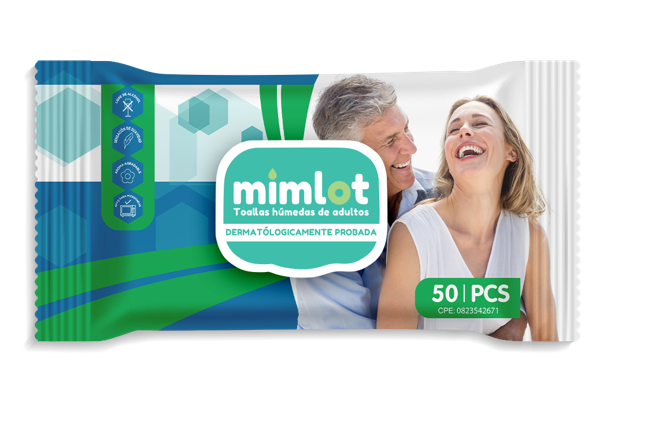 TOALLAS HUMEDAS MIMLOT 50UND ADULTO INCONT
