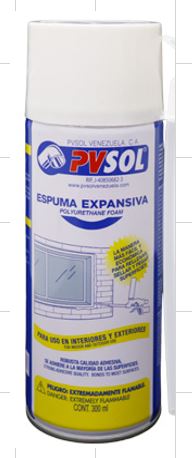 ESPUMA EXPANSIVA PVSOL 300ML AEROSOL