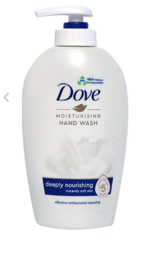 JABON DOVE 250ML P/MANO HIDRATANTE