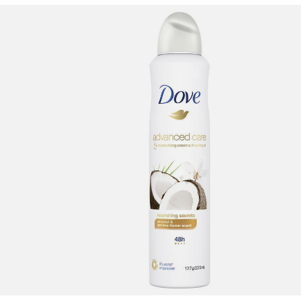 DESOD AERO DOVE 150ML COCO Y JASMIN