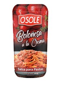 SALSA OSOLE 340GR PARA PASTA BOLOÑESA A LA CREMA