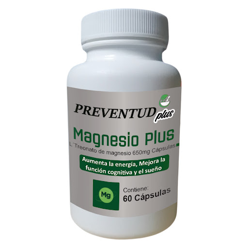 TREONATO MAGNESIO PLUS 650MG X 60CAPS PREVENTUD