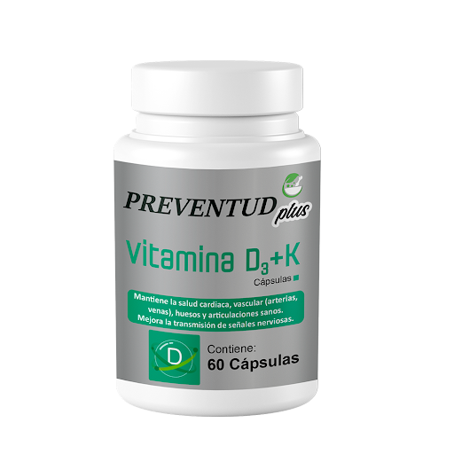 VITAMINA D3+K2 5000UI 50MCG X 60CAPS PREVENTUD