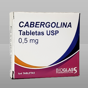 CABERGOLINA 0,5MG X 4TABL BIOGLAS