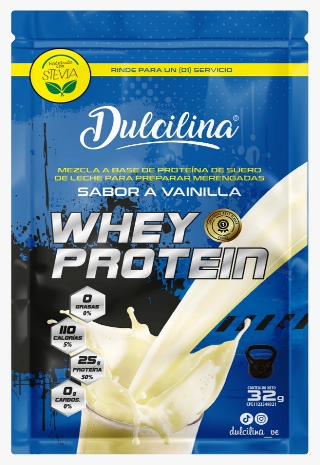 PROTEINA DULCILINA SUERO DE LECHE 32GR VAINILLA SACHET