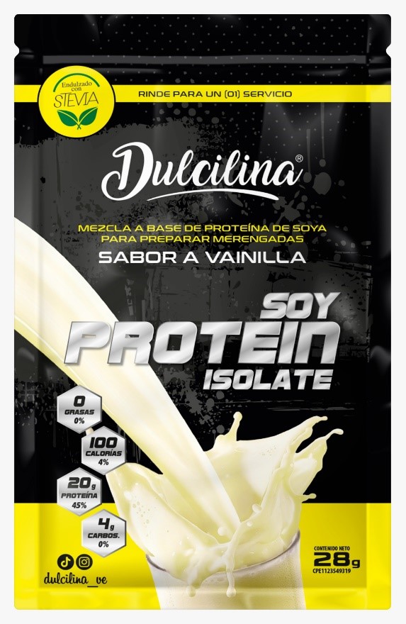 PROTEINA DE SOYA DULCILINA 28GR VAINILLA SACHET