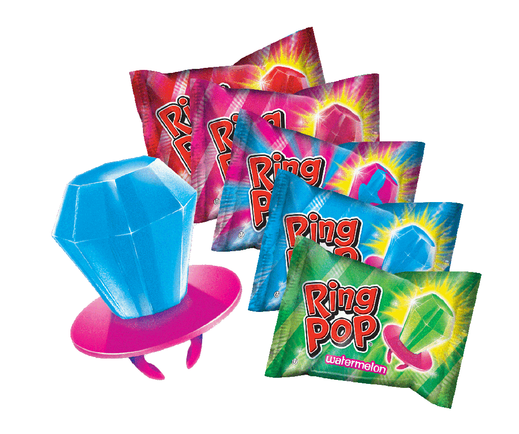 CHUPETA RING POP CHUPON ANILLO SURTIDAS