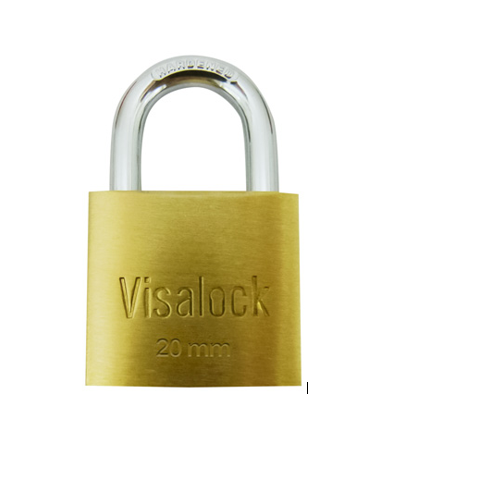 CANDADO VISALOCK 40MM ROMA LATON 