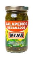 JALAPEÑOS REBANADOS NINA 190GR