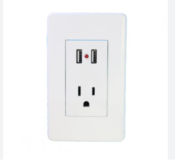 TOMACORRIENTE C/2 PUERTO USB 127-240V 60HZ SAL