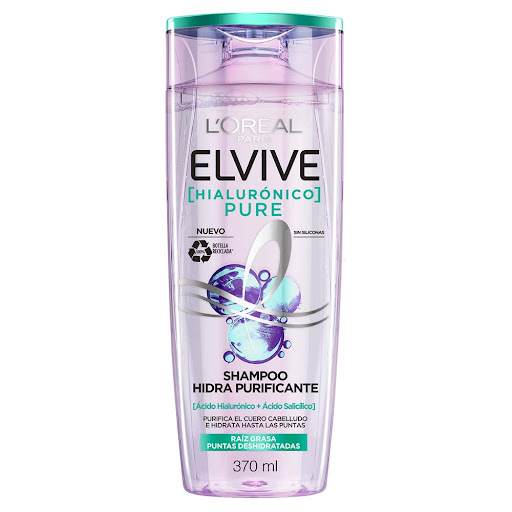CHAMPU ELVIVE 370ML PURE HIALURONICO