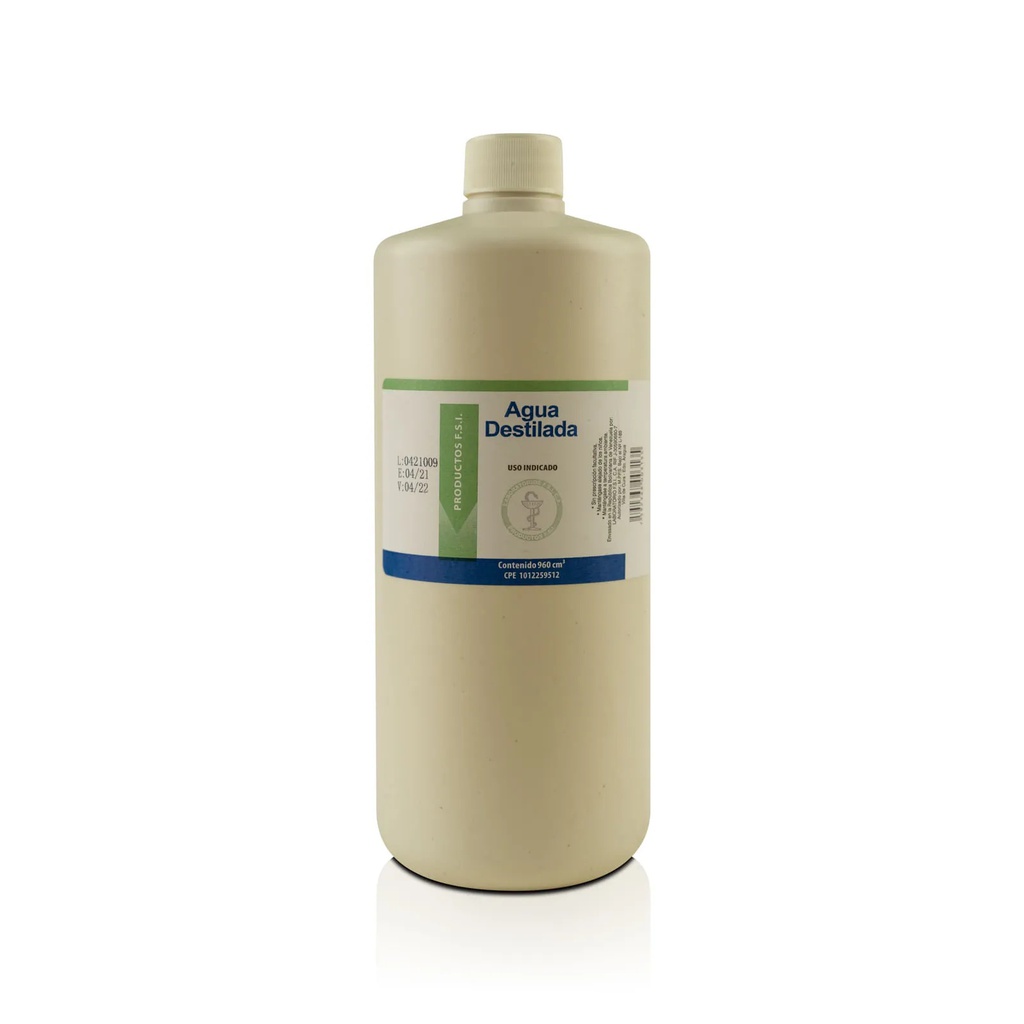 AGUA DESTILADA 960ML FSI