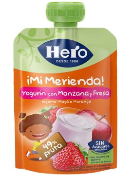 COLADO HERO 100GR YOGURT MANZANA Y FRESA SIN AZUCAR