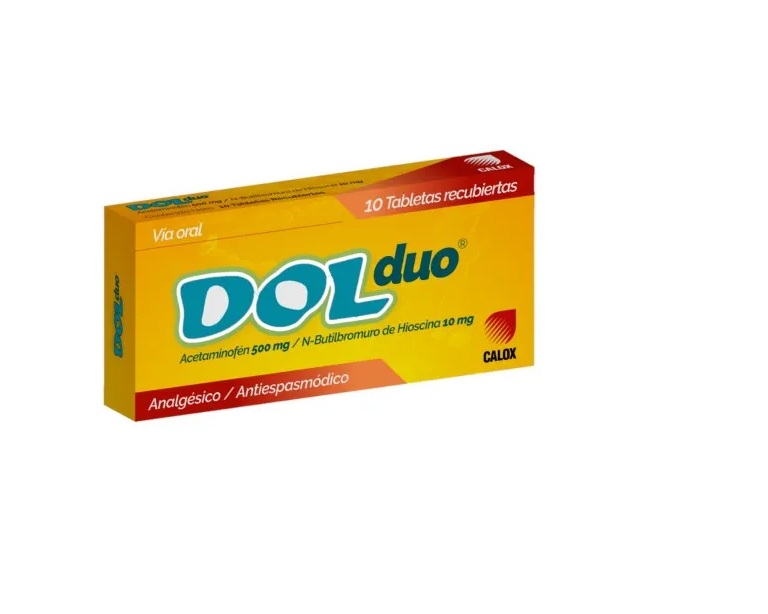 DOL DUO 500MG 10MG X 10TABL ACET HIOSC CALOX