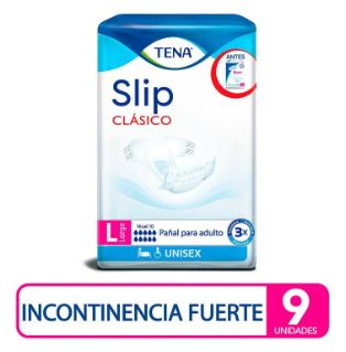 PAÑALES TENA 9UND L ADULTO SLIP CLASICO