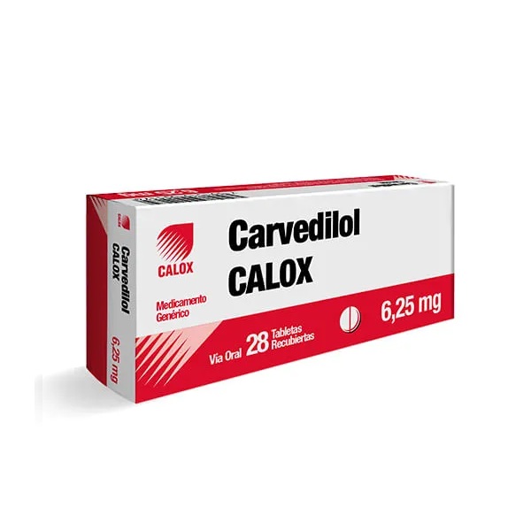 CARVEDILOL 6,25MG X 28TABL CALOX