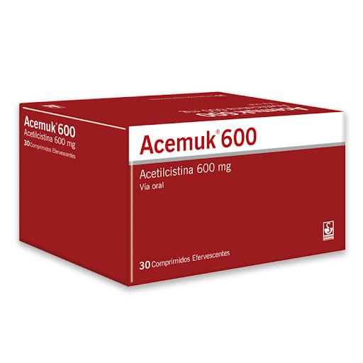 ACEMUK 600MG X 2TABL EFERV ACETILCISTEINA MEYER