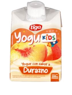 YOGURT YOGUKIDS 200ML DURAZNO TETRAPACK