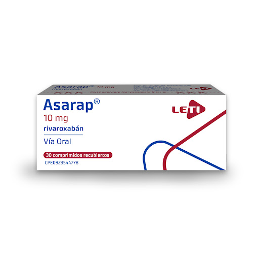 ASARAP 10MG X 30COMP RIVAROXABAN LETI