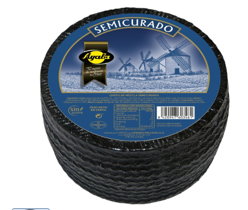 QUESO AYALA SEMICURADO X KG