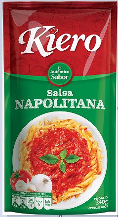 SALSA KIERO 340GR NAPOLITANA DOYPACK