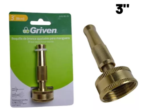 PICO GRIVEN P/MANGUERA BRONCE AJUSTABLE
