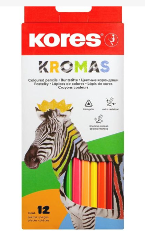 CREYONES KORES 12UND KROMAS DE MADERA
