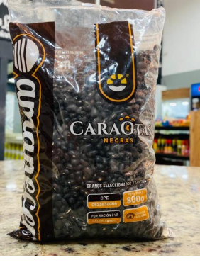 CARAOTAS AMANECER 800GR NEGRAS