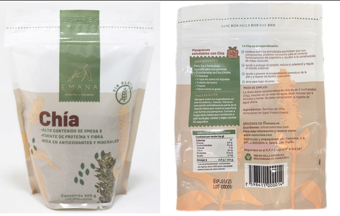 CHIA EMANA 300GR SIN GLUTEN