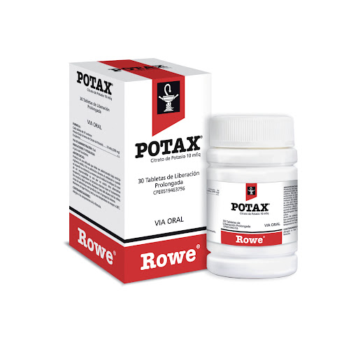 POTAX 10MEP X 30TABL CITR DE POTASIO ROWE