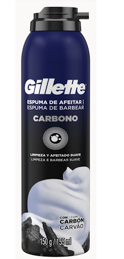 ESPUMA AFEITAR GILLETT 150GR CARBONO