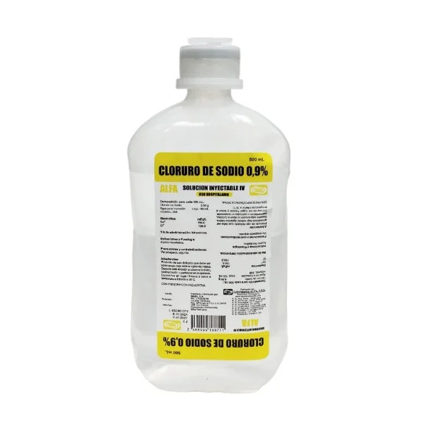 SOL ISOTONICA 0,9% 500ML IV ALFA