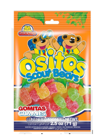 GOMITAS GUANDY 71GR OSITOS
