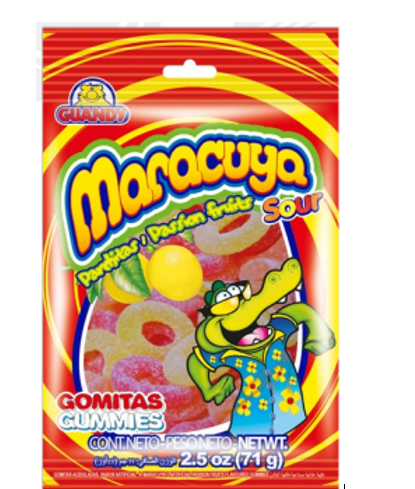 GOMITAS GUANDY 71GR MARACUYA